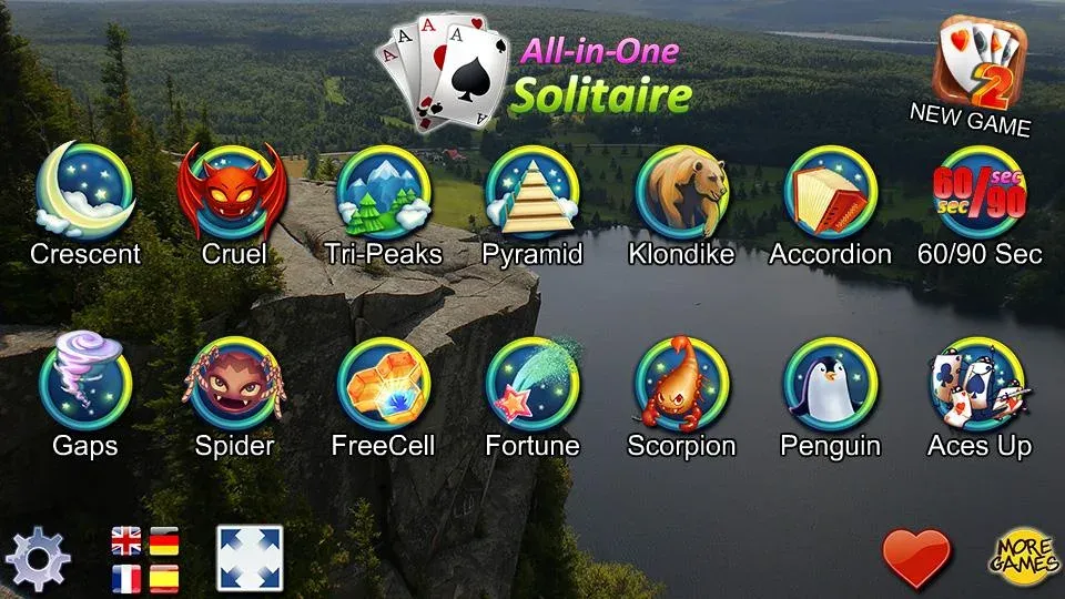 All-in-One Solitaire  [МОД Unlimited Money] Screenshot 1