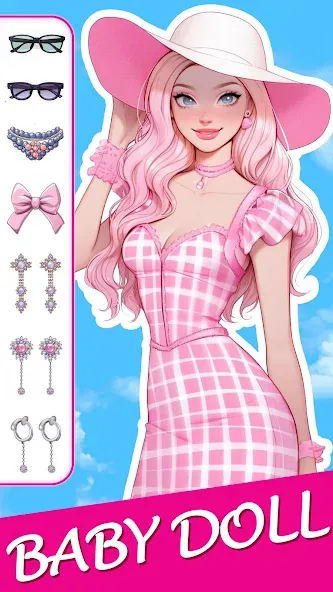 Doll Makeover: dress up games (Долл Мейковер)  [МОД Все открыто] Screenshot 2