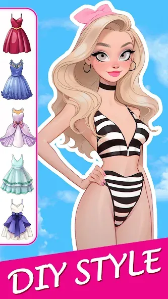 Doll Makeover: dress up games (Долл Мейковер)  [МОД Все открыто] Screenshot 3