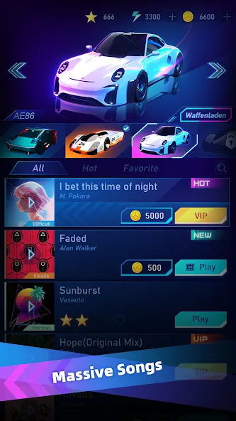 Music Racing GT: EDM & Cars (Музыка Гонок ГТ)  [МОД Menu] Screenshot 2