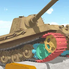 Скачать взлом Tank Physics Mobile Vol.3 [МОД Menu] на Андроид