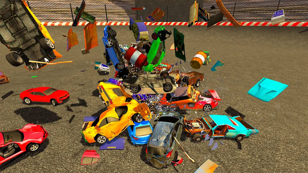 Demolition Derby Mad Car Crash (Дерби Деструкция Симулятор)  [МОД Бесконечные деньги] Screenshot 1