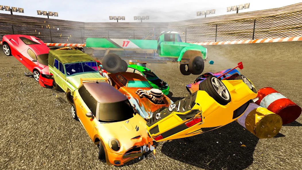 Demolition Derby Mad Car Crash (Дерби Деструкция Симулятор)  [МОД Бесконечные деньги] Screenshot 3