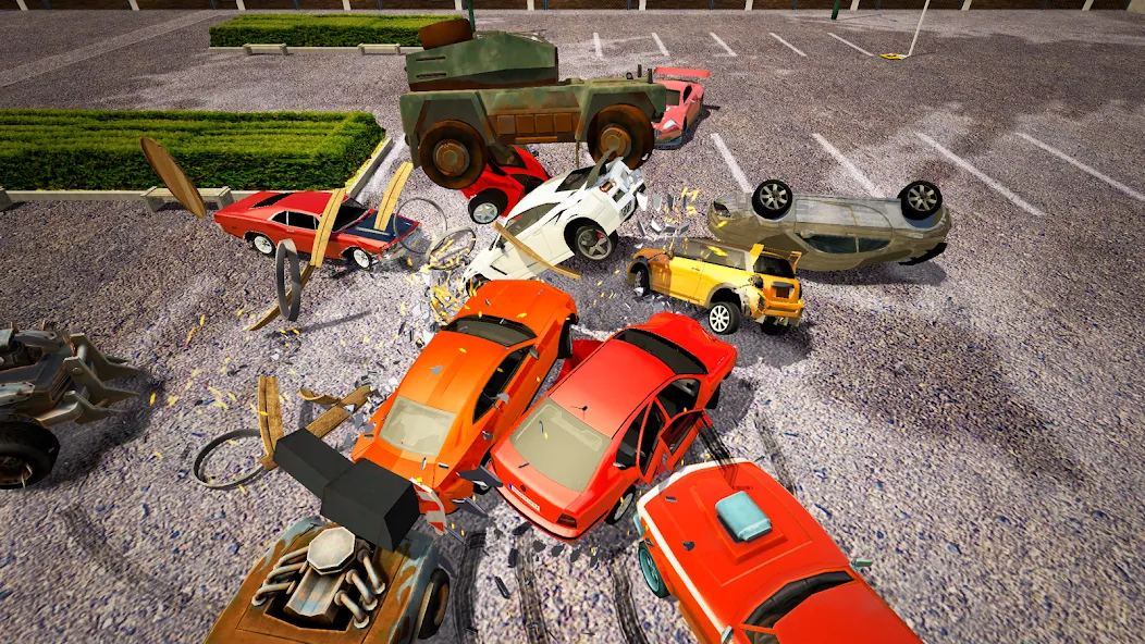 Demolition Derby Mad Car Crash (Дерби Деструкция Симулятор)  [МОД Бесконечные деньги] Screenshot 4