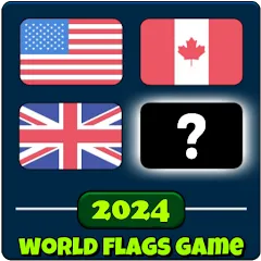 Скачать взлом World Flags Quiz Game (Ворлд Флагс Квиз Гейм)  [МОД Бесконечные деньги] на Андроид