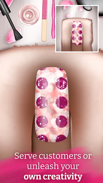 Nail Art Fashion Salon Game  [МОД Все открыто] Screenshot 3