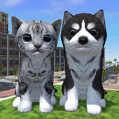 Скачать взлом Cute Cat And Puppy World (Кьют Кэт Энд Паппи Ворлд)  [МОД Menu] на Андроид