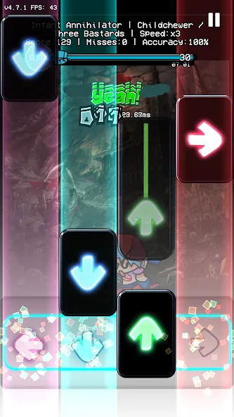 OsuAnime Bling Bang Bang Born (Уии Фанкин Етелед ФНФ Мод)  [МОД Unlocked] Screenshot 2