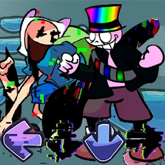 Скачать взлом Corrupted Finn Darkness Battle (ФНФ Финн Пибби Корруптед Мод)  [МОД Menu] на Андроид