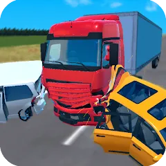 Скачать взлом Truck Crash Simulator Accident (Симулятор ДТП с грузовиком) [МОД Все открыто] на Андроид
