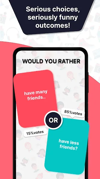 Would u Rather? Party Game  [МОД Меню] Screenshot 4
