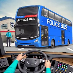 Скачать взлом Police Bus Simulator Bus Games [МОД Unlocked] на Андроид