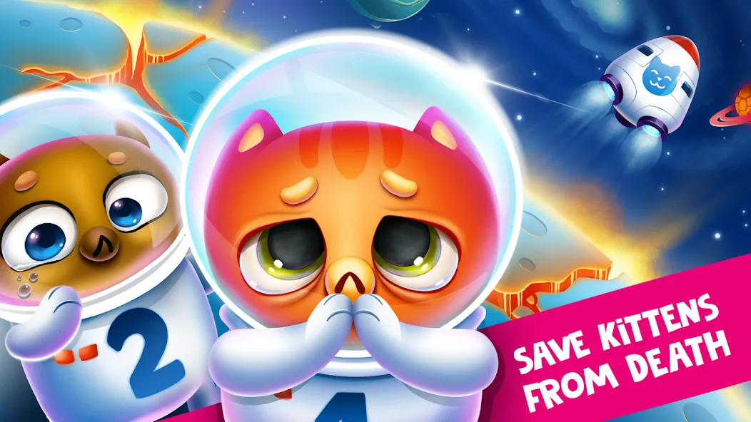 Space Cat Evolution: Kitty col  [МОД Unlimited Money] Screenshot 1