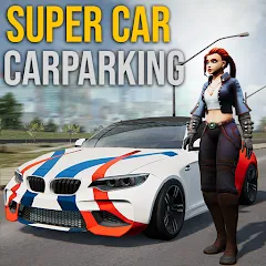 Скачать взлом Super car parking - Car games [МОД Menu] на Андроид