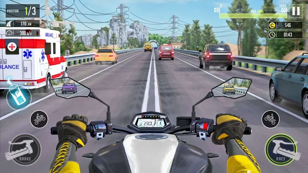 3d Bike Racing Bike Race Games  [МОД Unlocked] Screenshot 1