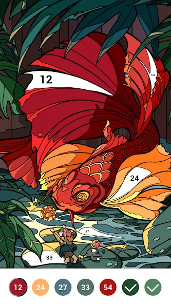 Casual Color - Color by Number  [МОД Mega Pack] Screenshot 5