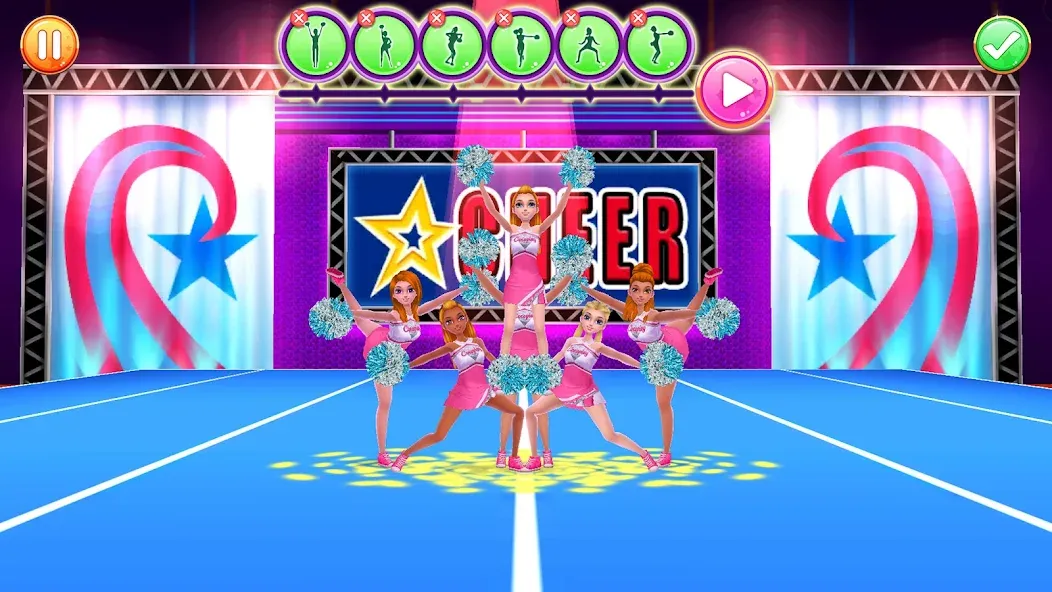 Cheerleader Champion Dance Now  [МОД Бесконечные монеты] Screenshot 2