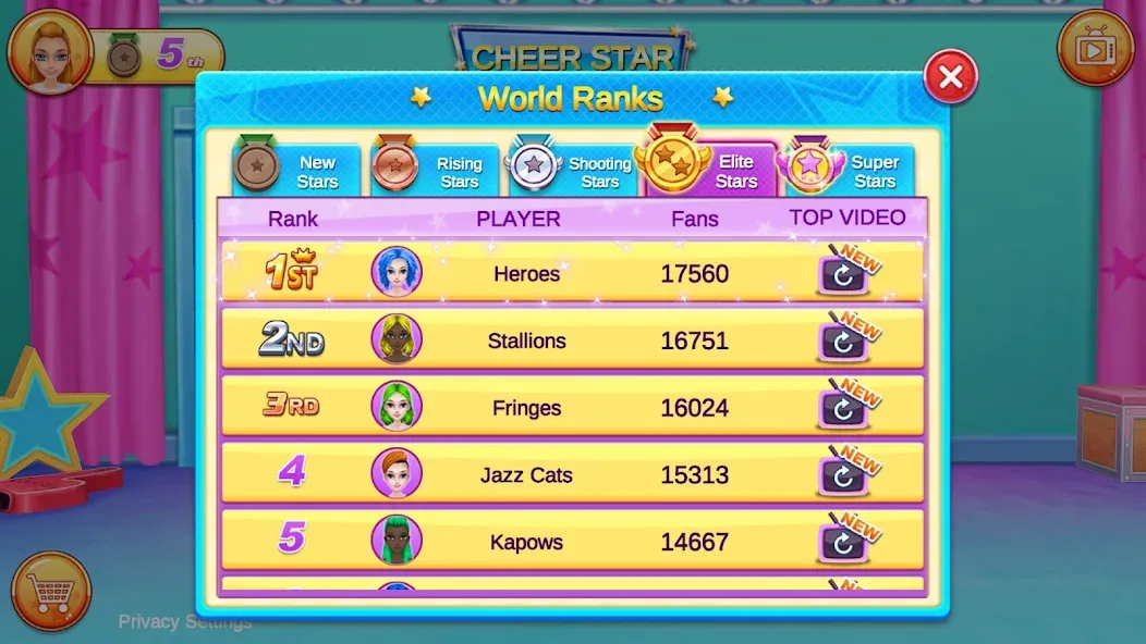 Cheerleader Champion Dance Now  [МОД Бесконечные монеты] Screenshot 5