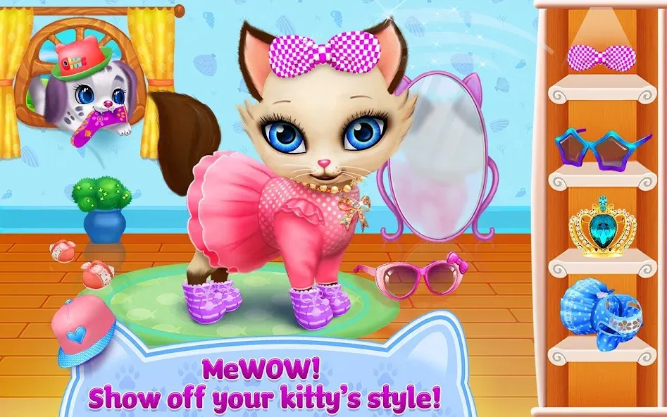 Kitty Love - My Fluffy Pet  [МОД Unlocked] Screenshot 1