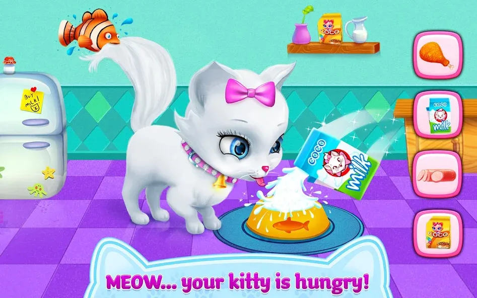 Kitty Love - My Fluffy Pet  [МОД Unlocked] Screenshot 3