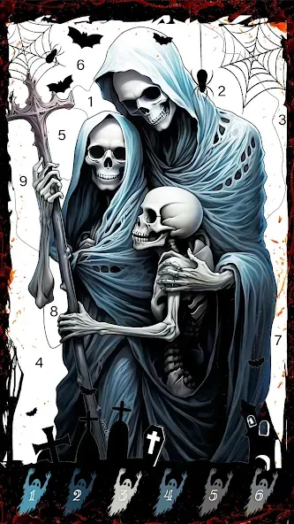 Death Park Coloring Games (Дэт Парк игры раскраски)  [МОД Меню] Screenshot 1