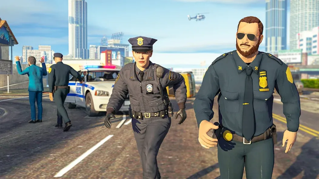 Police Simulator Job Cop Game  [МОД Все открыто] Screenshot 5
