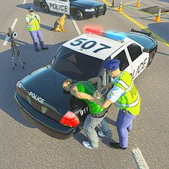 Скачать взлом Police Simulator Job Cop Game [МОД Все открыто] на Андроид