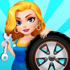 Скачать взлом Car Fix Inc - Mechanic Garage (Кар Фикс Инк)  [МОД Много денег] на Андроид