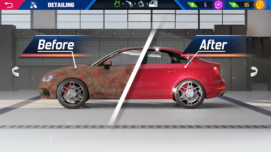 Car Detailing Simulator 2023  [МОД Бесконечные деньги] Screenshot 2
