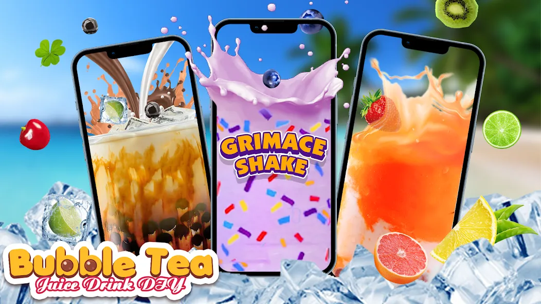 Boba Grimaces Shake Bubble Tea (Бабл)  [МОД Меню] Screenshot 1