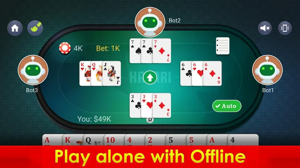 Hazari - 1000 Points Card Game (Хазари)  [МОД Бесконечные деньги] Screenshot 3