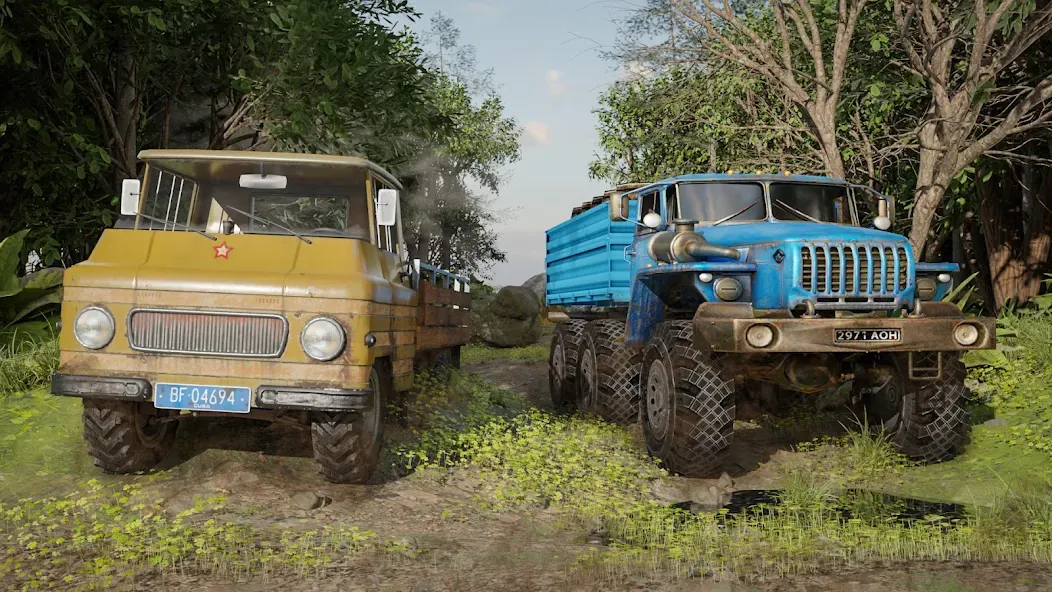 Offroad Mud Truck Driving Sim  [МОД Unlocked] Screenshot 3