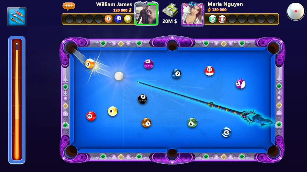 8 Ball Offline - Billiard Pool (Шар Оффлайн)  [МОД Menu] Screenshot 2