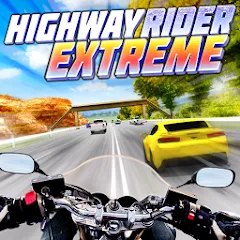 Скачать взлом Highway Rider Extreme - 3D Mot (Хайвей Райдер Экстрим) [МОД Unlimited Money] на Андроид