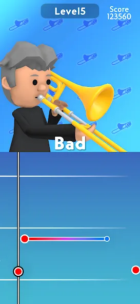 Trombone!  [МОД Много монет] Screenshot 2