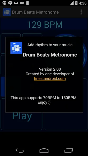 Drum Beats Metronome  [МОД Menu] Screenshot 4