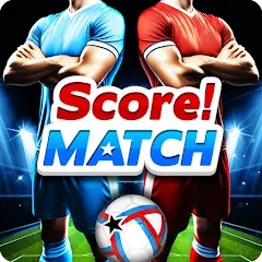 Скачать взлом Score! Match - PvP Soccer [МОД Mega Pack] на Андроид