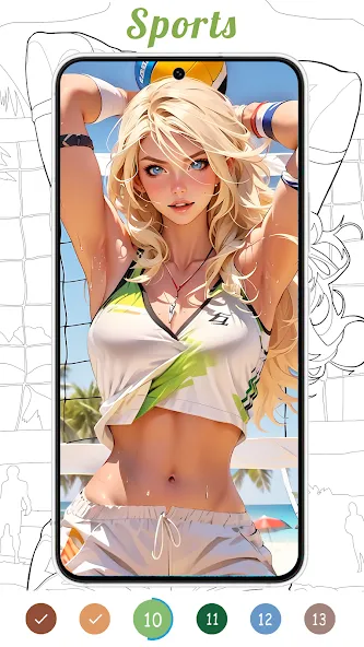 Coloring Games-Color By Number  [МОД Unlocked] Screenshot 5