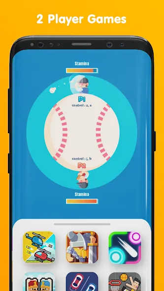 Mini Arcade - Two player games  [МОД Все открыто] Screenshot 1