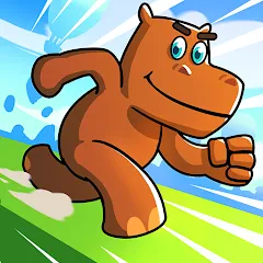 Скачать взлом Hippo Dash (Хиппо Дэш) [МОД Menu] на Андроид