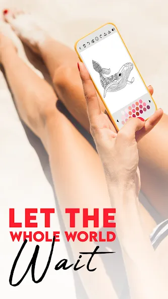 Coloring for adults offline  [МОД Unlimited Money] Screenshot 1