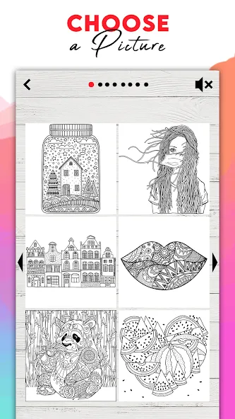 Coloring for adults offline  [МОД Unlimited Money] Screenshot 5
