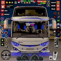 Скачать взлом Public Coach Bus Driving Game (Паблик Коуч Бас Драйвинг Гейм)  [МОД Все открыто] на Андроид