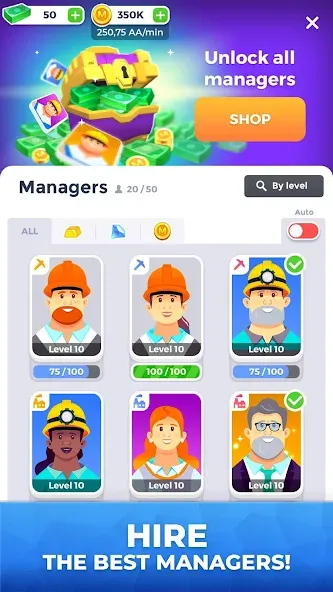 Mining Inc.  [МОД Меню] Screenshot 4