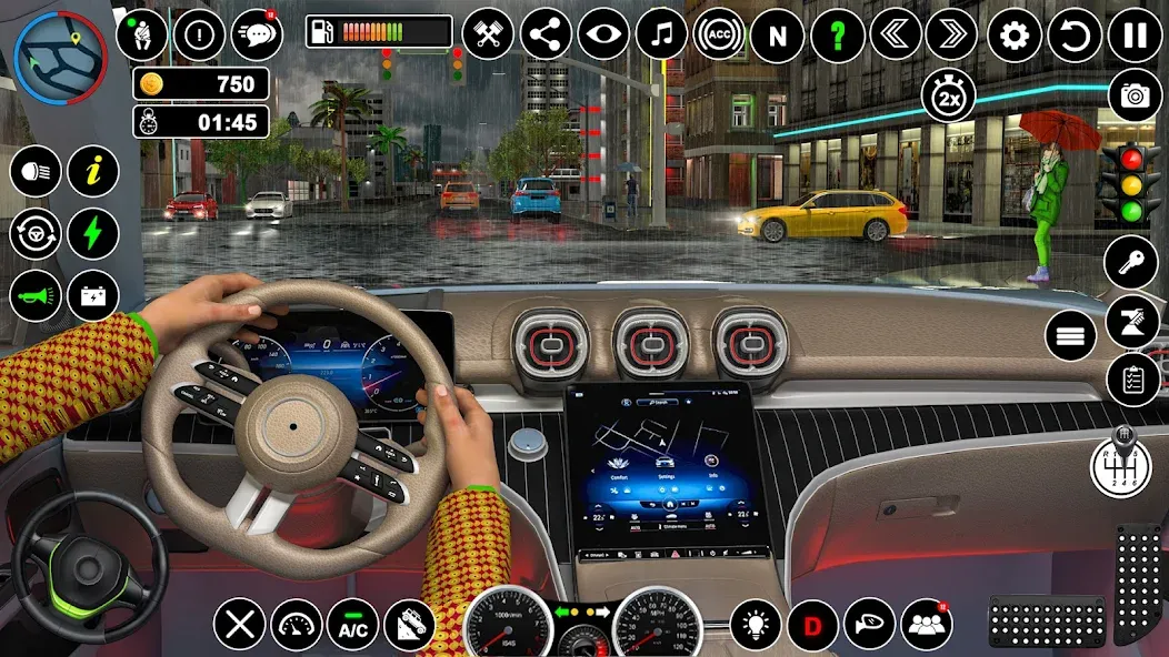 Russian Taxi Driving Simulator  [МОД Бесконечные монеты] Screenshot 1