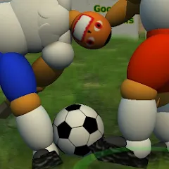Скачать взлом Goofball Goals Soccer Game 3D (Гуфбол Голз Соккер Гейм 3Д) [МОД Много денег] на Андроид