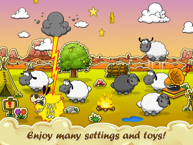 Clouds & Sheep  [МОД Unlocked] Screenshot 3