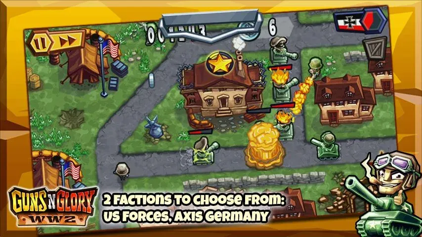 Guns'n'Glory WW2  [МОД Unlocked] Screenshot 2