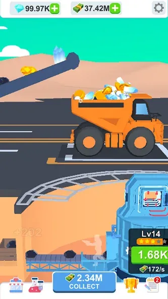 Idle Dig Factory  [МОД Меню] Screenshot 4