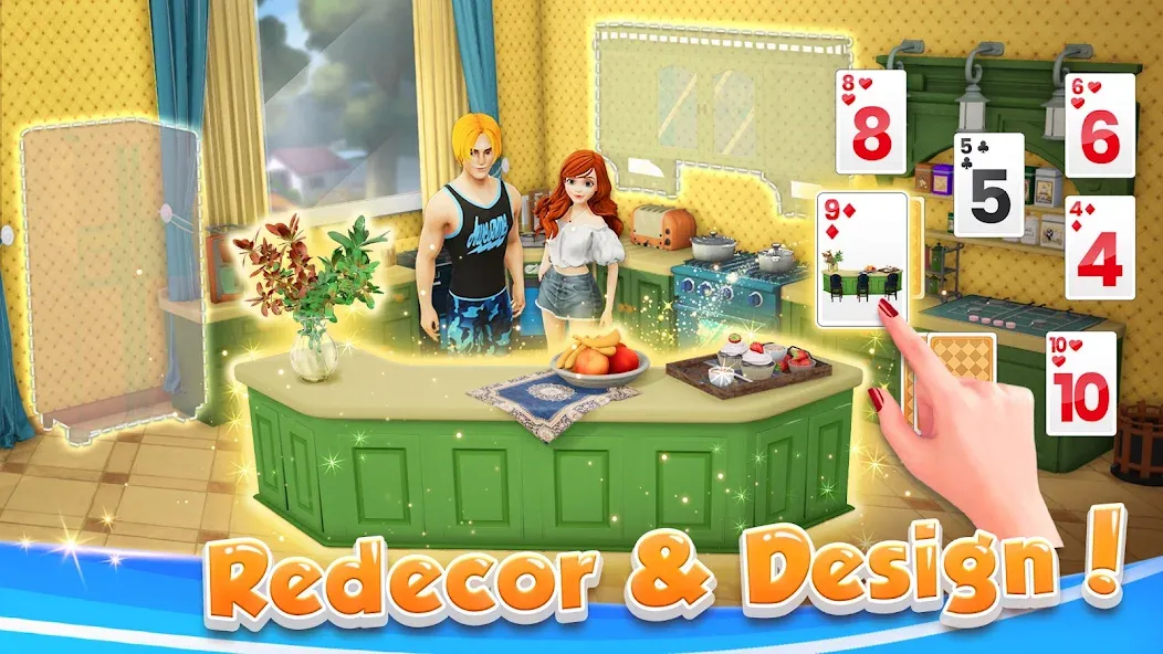 Solitaire Home Design (Солитер Хоум Дизайн)  [МОД Меню] Screenshot 3